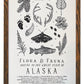 Alaska Field Guide Letterpress Print